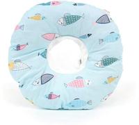 Collar para Mascotas Estampado de algodón Suave, Collar de protección para el Cuello Ajustable para Perros y Gatos, 8 L