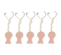 Collar para Masticar de 5 Piezas, Collar con Colgante Sensorial de Silicona Apto para Lavavajillas, Collar Sensorial para Autismo, TDAH, Ansiedad, Niños, Niñas y Adultos