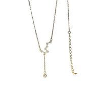 Collar para Modernos 2026 Silver Real The Big Dipper Tassel Groker Mujeres Ligeras Accesorios de joyería Fina Regalo Creativo
