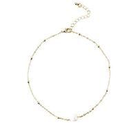 Collar para mujer Collar de perlas Cadena clavícula Joyas para mujer Muy práctico y populareben tratado.