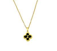 Collar para mujer niña inicial letra de alfabeto colgante de A B C D E F G H I J K L M N O P Q R S T U V W X Y Z Regalo para mujer niña Regalo para Navidad, cumpleaños, San Valentín, L, Acero