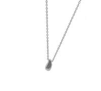Collar para mujer, sofisticado colgante de gota de agua, chapado en oro o plata, para eventos especiales, minimalista, dorado, talla única, como se describe, como se describe