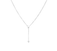 Collar para Mujeres Bola de clavícula Botón de Luna Joya Colgante