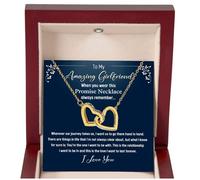 Collar para novia, novia, regalos de cumpleaños para novia, regalos de cumpleaños y regalos de Te amo para ella. Es un gran regalo para futura esposa o collar de promesa para ella, regalos románticos