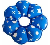 Collar para Perro con Cabeza de Girasol Suave, Collar Protector para la Cabeza, Collares de baño, Azul Cielo, L