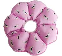 Collar para Perro con Cabeza de Girasol Suave, protección para la Cabeza, Collar de baño, Color Rosa, L