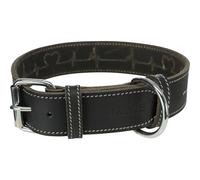 Collar para perro de cuero encerado y envejecido Trixie Rustic Heartbeat S/M
