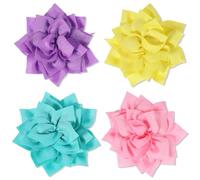 Collar para perro, flores, 4 unidades, multicolor, accesorio para collar de perro, collares para mascotas, collares de flores con clip para perros, corbatín, collares extraíbles para perros