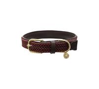 Collar para Perro - M - Nylon - Burdeos