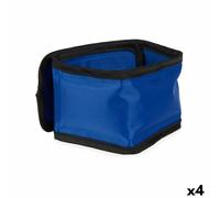 Collar para Perro Mascow Azul Negro Poliéster PVC Gel 6,5 x 1 x 45 cm Refrigerante (4 Unidades)