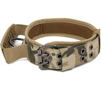 Collar para Perro, Perro Militar Personalizado Cuello de Perros táctico Durable par en con la manija Control(Camouflage,X Large)
