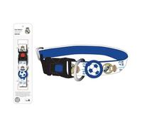 ARTESANÍA CERDÁ, S.L. Collar para perro Real Madrid Oficial – Diseño deportivo, ajustable