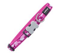 Collar para Perro Red Dingo Camuflaje Fucsia 20-32 cm