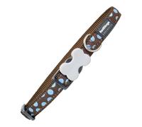 Collar para Perro Red Dingo Lunares (2,5 x 41-63 cm)