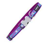 Collar para Perro Red Dingo Style Morado Unicornio (2,5 x 41-63 cm)