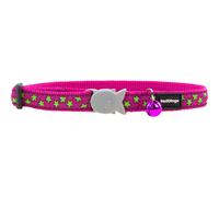 Collar para Perro Red Dingo STYLE STARS LIME ON HOT PINK 31-47 cm