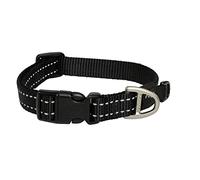 Collar para Perro Rogz. Collar con Cinta reflectora Cosida de 1,59 cm