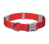 RUFFWEAR Correa Ajustable para Perros Resistente al Agua y los Malos Olores, 14"-20", Rojo Zumaque