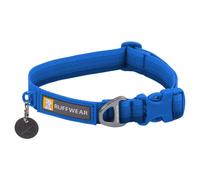 RUFFWEAR Collar de Gama Frontal, Collar para Perro pequeño con Anillo en, Collar para Perro de Longitud Ajustable, Tela Suave y cómoda, fijación para Correa de Perro, Blue Pool, 20"-26"