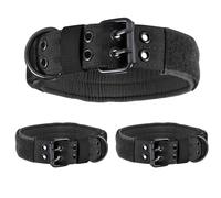 Collar Para Perro Táctico De Nailon Ajustable Con Hebillas De Metal Xl