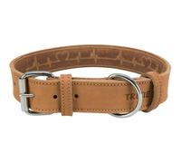 TRIXIE Collar de Cuero Engrasado para Perros