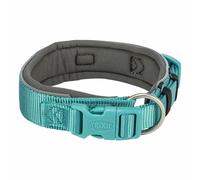 TRIXIE Premium Collar, Extra Ancho, L-XL, Aqua/Grafito