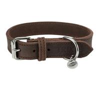 TRIXIE Collar de cuero engrasado para Perros