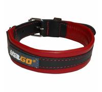 Collar para Perro Yago M Negro/Rojo 34-43 cm Rojo/Negro