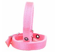 Collar para perros acolchado con forro polar GogiPet®, rosa