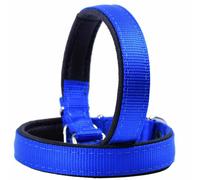 Collar para perros acolchado textil Confort de GogiPet®, azul