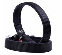 Collar para perros acolchado textil Confort de GogiPet®, negro
