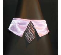 Collar para perros con cuello lila y corbata negra, talla L (contorno cuello de 38 a 45 cm) -70% Dto.