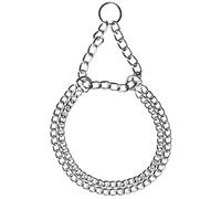 Collar para perros de 3 filas de acero cromado Record