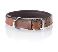Collar para perros Knuffelwuff Ticino, marrón, 36-45 cm