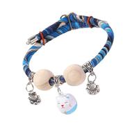Collar Pequeño para Gatos | Collar Afortunado De Cuentas De Cedro para Gato - Ajustable Y Estético para Animales Uso Todo El Día Fotografía Entrenamiento Viaje Paseo Vacaciones Jardín