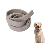 Collar Perro, 2pcs Collar para Perros Ajustable, 8 Meses de Protección Collares, para Perros Pequeños, Medianos y Grandes(63cm,Gris)