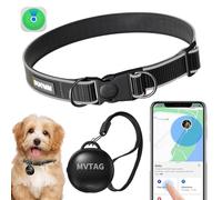 Collar Perro GPS - Localizador GPS para Perros - Sin Costos Mensuales - Resistente al Agua IP67 - Tamaño Ajustable para Todos los Tipos de Perros（Solo Compatible con iOS）