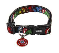 Collar Perro Marvel® XXS-XS Ajustable y Resistente Diseño Superhéroes - Collar Perro Marvel Ideal Razas Pequeñas, Cachorros y Gatos