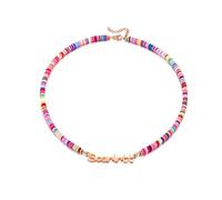 Collar personalizado con nombre de acero inoxidable galvanizado con oro de 18 quilates, joyería hecha a medida, colgante delicado personalizado, ideas de regalo de cumpleaños para mujeres, niñas y