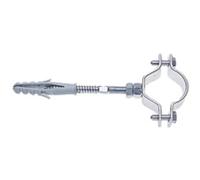 Collar pesado galvanizado con taco y tornillo 2" 60-64 mm