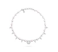 Collar Philipp Plein Para Damas De Acero Inoxidable Plateado RHAPSODY PJ8EA09NU