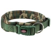 Collar Premium, acolchado extra ancho de neopreno 56-62 cm/25 mm Camuflaje/verde bosque