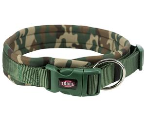 Collar Premium, acolchado extra ancho de neopreno 56-62 cm/25 mm Camuflaje/verde bosque