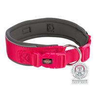 Collar Premium, extra ancho 27-35 cm/25 mm fucsia/graphito