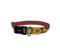 Collar Premium para Perros de Harry Potter - Color Amarillo y Rojo - Talla XS-S - Cierre Rápido de Click - Elaborado en Polyester - Diseño de Gryffindor - Producto Original Diseñado en España