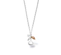 Collar Purelei Ocean Crush para mujer, collar de acero inoxidable con colgantes marinos, concha, estrella de mar y pez, collar ajustable de 40-45 cm, joyería de mujer para ocasiones especiales, Eine