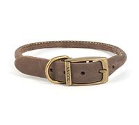 Collar Redondo de Piel para Perros, de Timberwolf