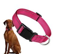 Collar reflectante para mascotas, collar para cachorros ajustable - Collar cómodo para perros | para perros de nailon, collar cómodo para transpirable, cómodo para gatos de grandes dime