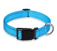 Collar reflectante para perro con collar de seguridad ajustable de nailon para mascotas y correa para mascotas, adecuado para mascotas pequeñas y medianas