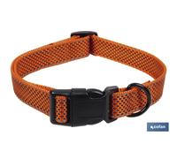 Collar Reflectante para Perros | Color Naranja | Medida 2,5 x 45-70 cm